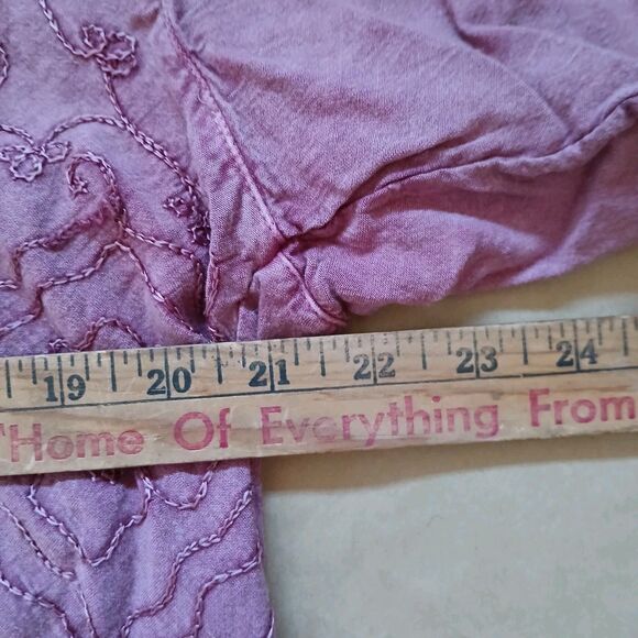 Vintage French Gear Marroon 2 piece Set Size S Shirt & Pants Embroidered Velvet - Picture 9 of 13